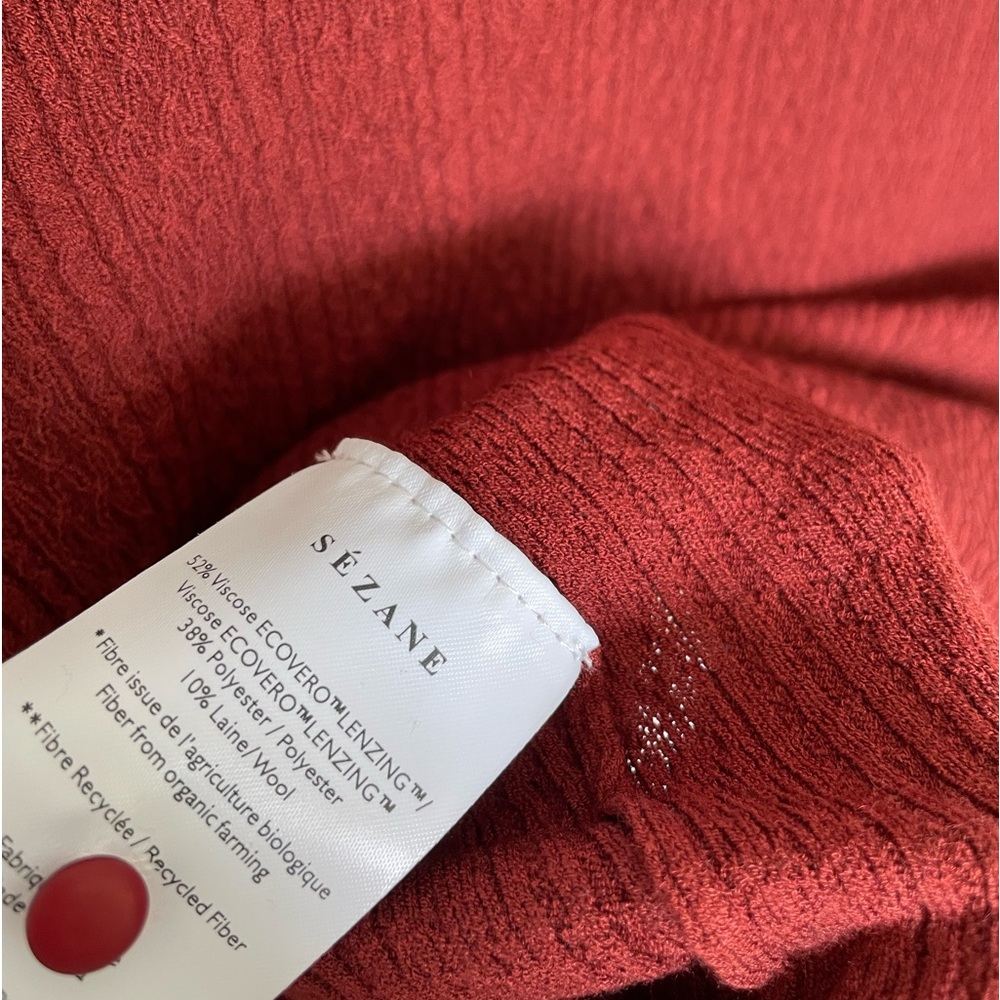 Women's Rust Sweater - Picture 4 of 5